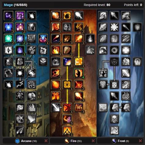 Wow of Warcraft Talents and Glyphs : GUIDE - BEST PVP FIRE MAGE TALENT TREE WOTLK WOW 3.3.5 & Glyphs