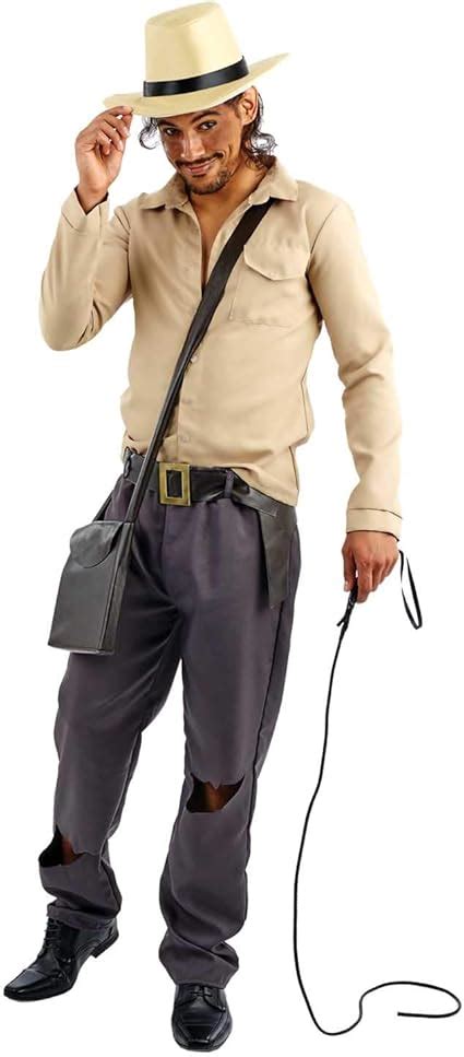 Fun Shack Mens Adventurer Costume Adults Explorer Action Film ...