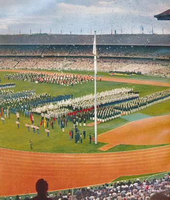 1956 Olympic Opening Ceremony | Olympics opening ceremony, 1956 olympics, Olympics