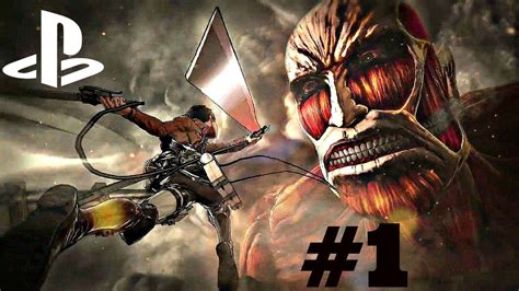 Attack on Titan (Ps4) Playthrough part 1 - The beginning of an epic ...