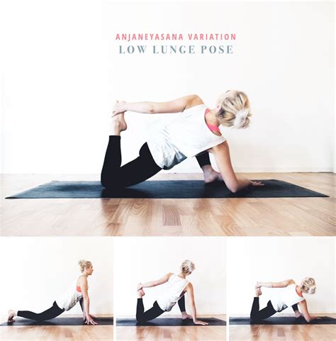 Anjaneyasana Variation - Low Lunge | www.juyogi.com | Lunge variations ...