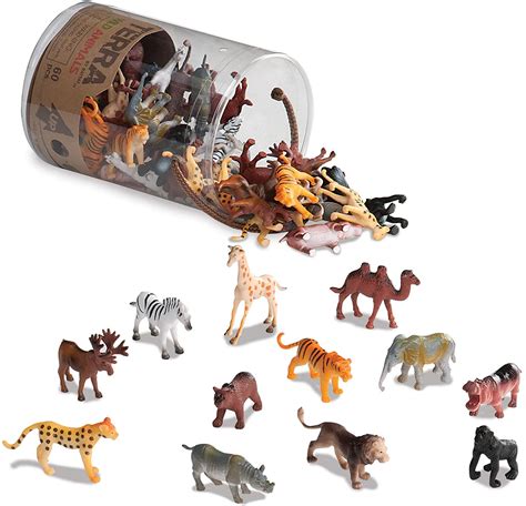 G1546046 - Terra by Battat Miniature Wild Animals in a Tube - Pack of ...