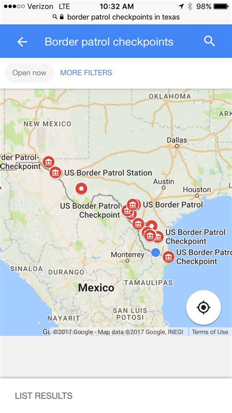 Border Patrol Checkpoints Map 2025 - Andre Amills