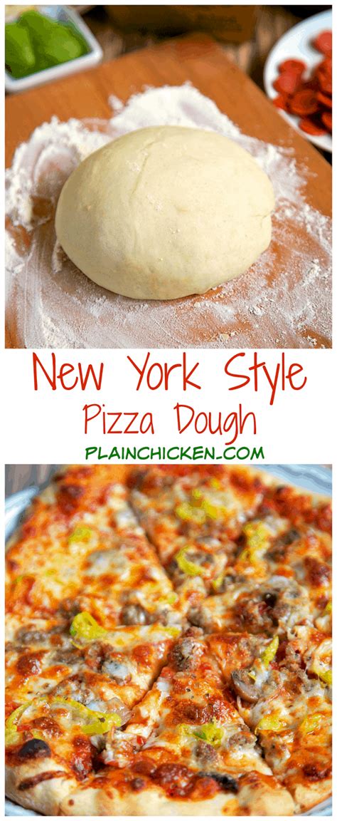 New York Style Pizza Dough - Plain Chicken