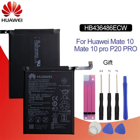 Hua Wei Original Replacement Phone Battery HB436486ECW For Huawei Mate 10/ Mate 10 Pro /P20 Pro ...