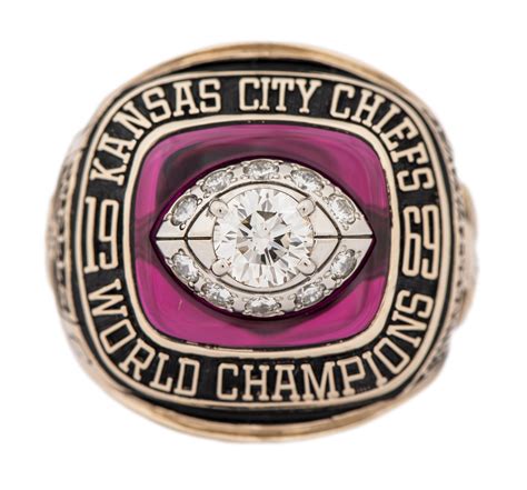 Lot Detail - 1969 Kansas City Chiefs Super Bowl IV Champions Ring ...