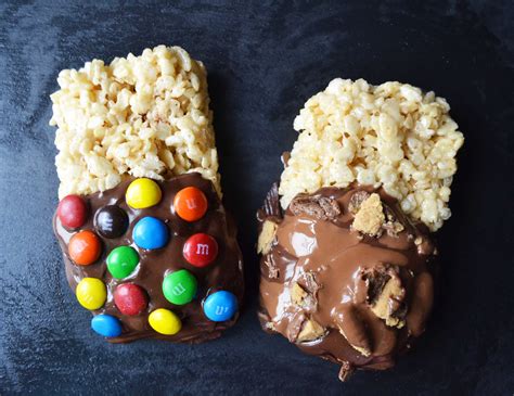 Chocolate Dipped Rice Krispies Treats – Modern Honey