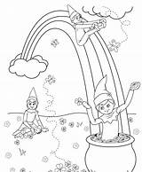 Elf On The Shelf Coloring sketch template