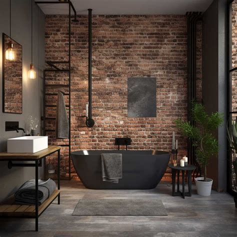 9 Exposed Brick Bathroom Ideas for a Modern Rustic Feel • 333+ Images ...