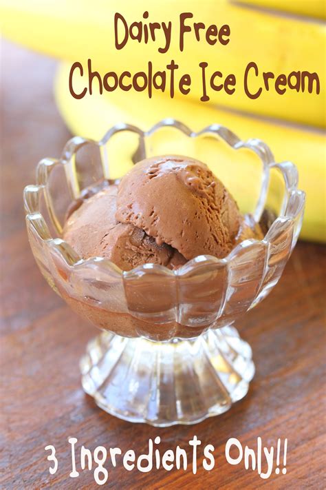 Dairy free 3 ingredients chocolate ice cream | Buona Pappa