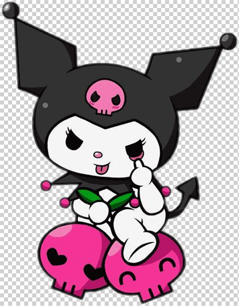 Hola gatito mi melodía sanrio kuromi, banner hola gatito, mamífero, carnivoran, manga png | Klipartz