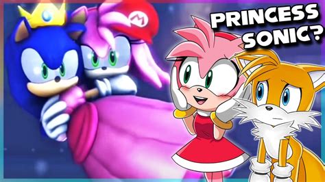 Princess Sonic? | Tails & Amy React to Mistletoe Madness - YouTube