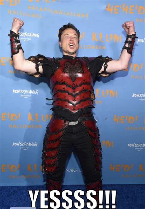 Elon Musk Halloween Costume with Text Memes - Piñata Farms - The best ...