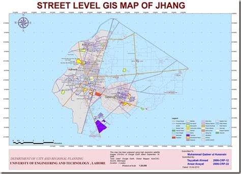 Street Level GIS Map of Jhang | Pakistan GIS