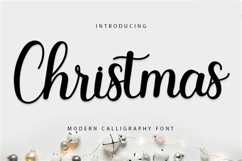 Christmas - Modern Calligraphy Font