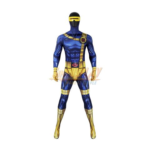 Cyclops X-Men 97 Cosplay Costume Scott Summers Printed Suit