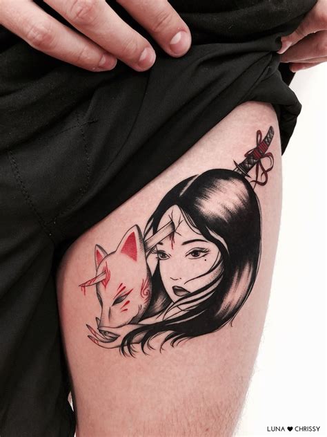 LUNA 🔪♥️ on (With images) | Aesthetic tattoo, Tattoos, Cool tattoos