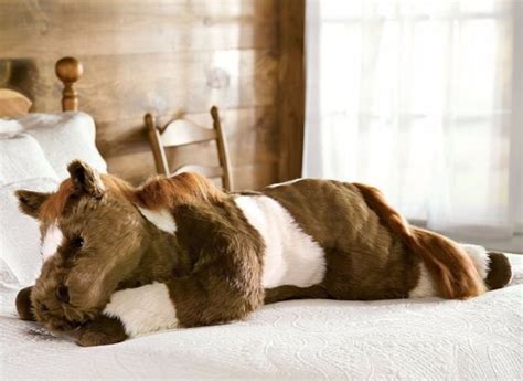 Soft Giant Plush Horse Large Body Pillow Stuffed Animal Toy Cuddly Pony Cute Big | Plush horse ...