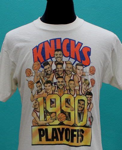 Vintage New York Knicks Basketball T Shirt Medium John Starks Ewing NBA ...