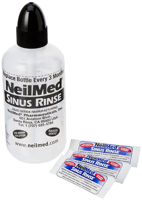 Neilmed Sinus Rinse Saline Nasal Rinse Kit, 5 Packets