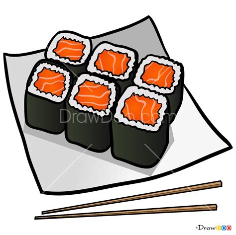 How to Draw Sushi, Food