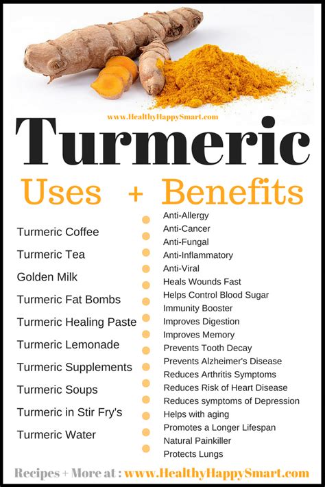 The Best Turmeric Uses + Benefits • Healthy.Happy.Smart.