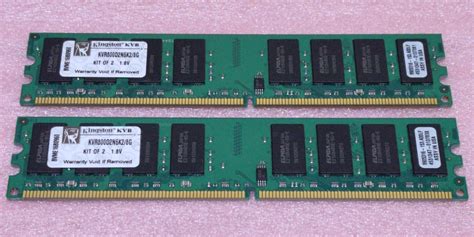 Kingston KVR800D2N6K2/8G - PC2-6400U/DDR2-800 エルピーダチップ 240Pin DDR2 ...