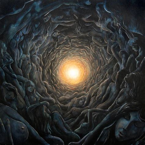 Tunnel Painting - Tunnel 09 by Frank Franklin | Surreal art, Psychedelic art, Occult art