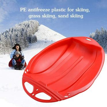 Slippery Racer Downhill Xtreme Adults and Kids Toboggan Snow Sled, Blue - Walmart.com