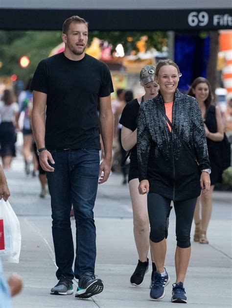 CAROLINE WOZNIACKI and David Lee Out in New York 08/23/2107 – HawtCelebs