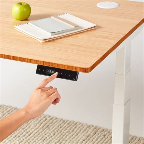 Jarvis Contour Bamboo Standing Desk | Clima Home