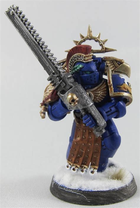 Captain, Eviscerator, Ultramarines, Warhammer 40,000 - Foot captain ...