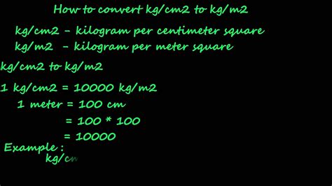 Kn/m2 A Kg/m2 - Estudiar