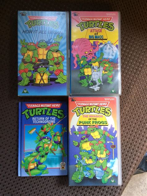 Teenage Mutant Ninja Turtles VHS tapes & Book in TS18 Stockton-on-Tees for £2.00 for sale | Shpock