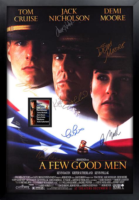 A Few Good Men Signed Movie Poster Framed and Ready to Hang - Etsy UK