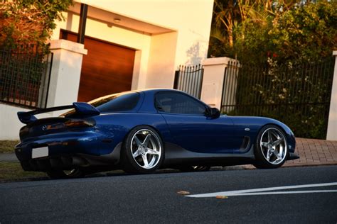 My twin-turbo RX-7 at sunset. : JDM