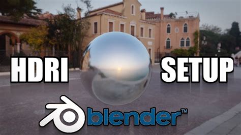 Blender 2.8 How to setup an hdri environment background - YouTube