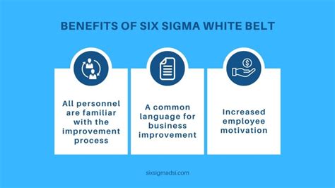 What is a lean Six Sigma White Belt? - Sixsigma DSI