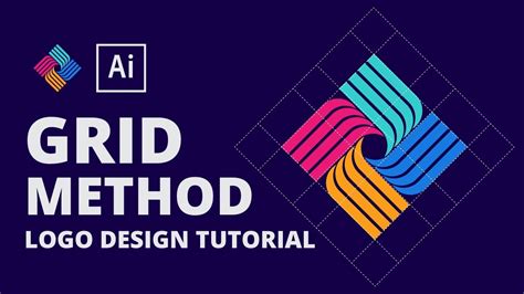 Random Logo Design Tutorial Using Grid Method - YouTube