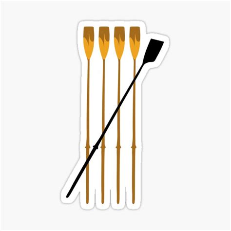 "Rowing Oars 3" Sticker for Sale by Tam-Ara | Redbubble