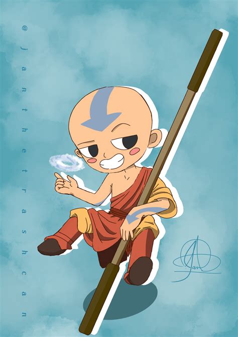 Avatar Aang fanart cion.jan - Illustrations ART street