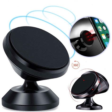 Magnetic Car Phone Holder Swivel Grip 360 Degree Rotation - MyPhoneCase.com