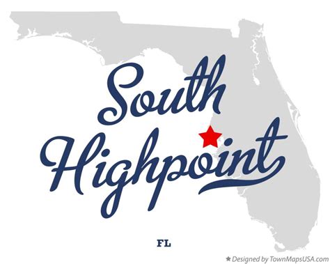 Map of South Highpoint, FL, Florida