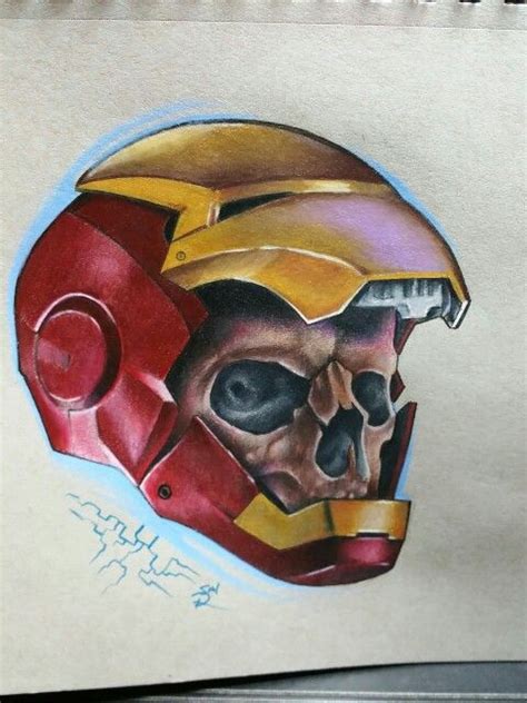 Ironman skull | Drawings, Skull, Iron man