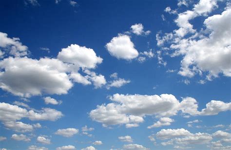 Blue Sky With White Clouds On A Sunny by Steve Debenport