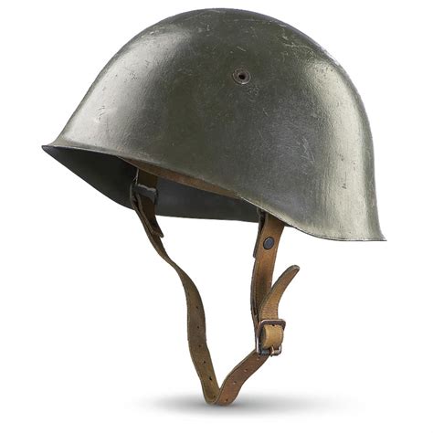 Used Bulgarian Military WWII Helmet - 110545, Helmets & Accessories at ...