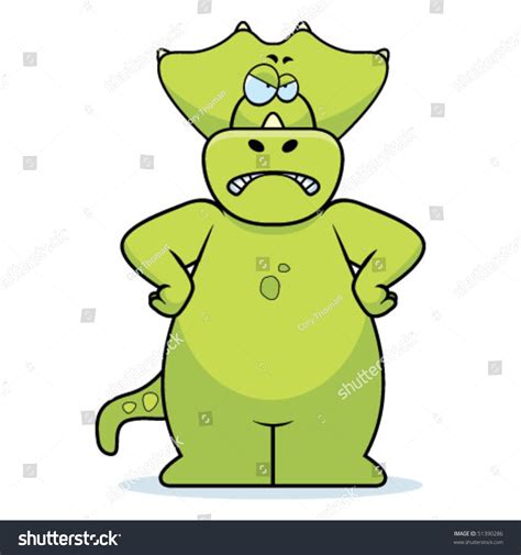 Angry Dinosaur Stock Vector Illustration 51390286 : Shutterstock