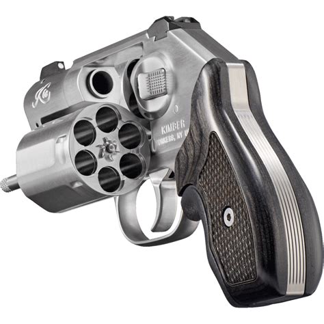 Kimber K6S Stainless LG .357 Mag 2" w/Crimson Trace Lasergrips Revolver ...