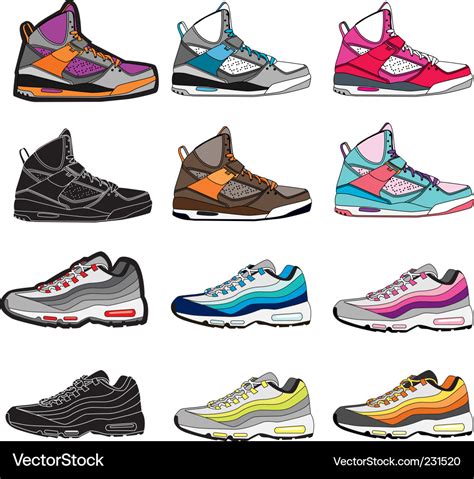 Sneakers Royalty Free Vector Image - VectorStock