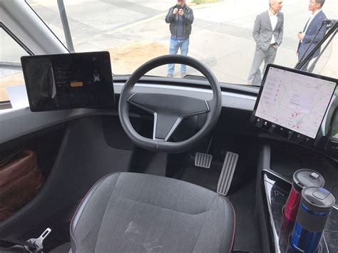 Tesla Semi Truck's rare interior pictures emerge from Sacramento, CA